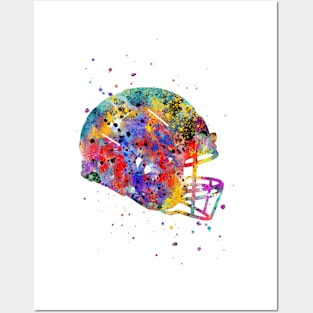 Football helmet Posters and Art